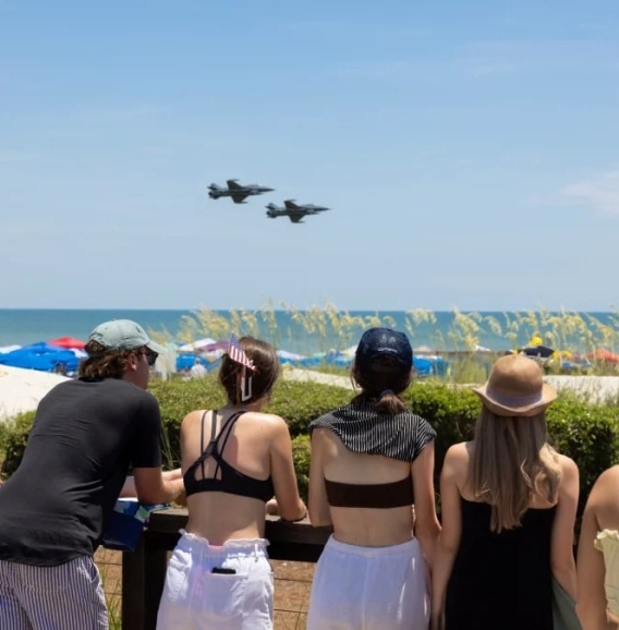salute from shore photo